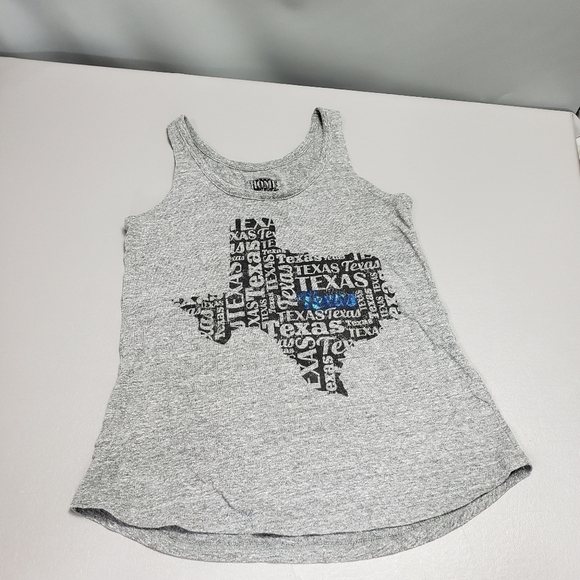 home tree Texas gray, black tank top women's size small (4-6) - Picture 7 of 7